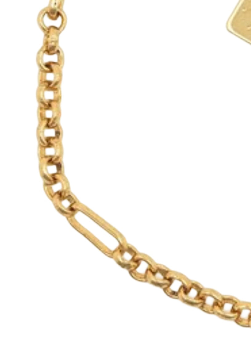 Gold-Filled Mini Mixed Belcher Chain