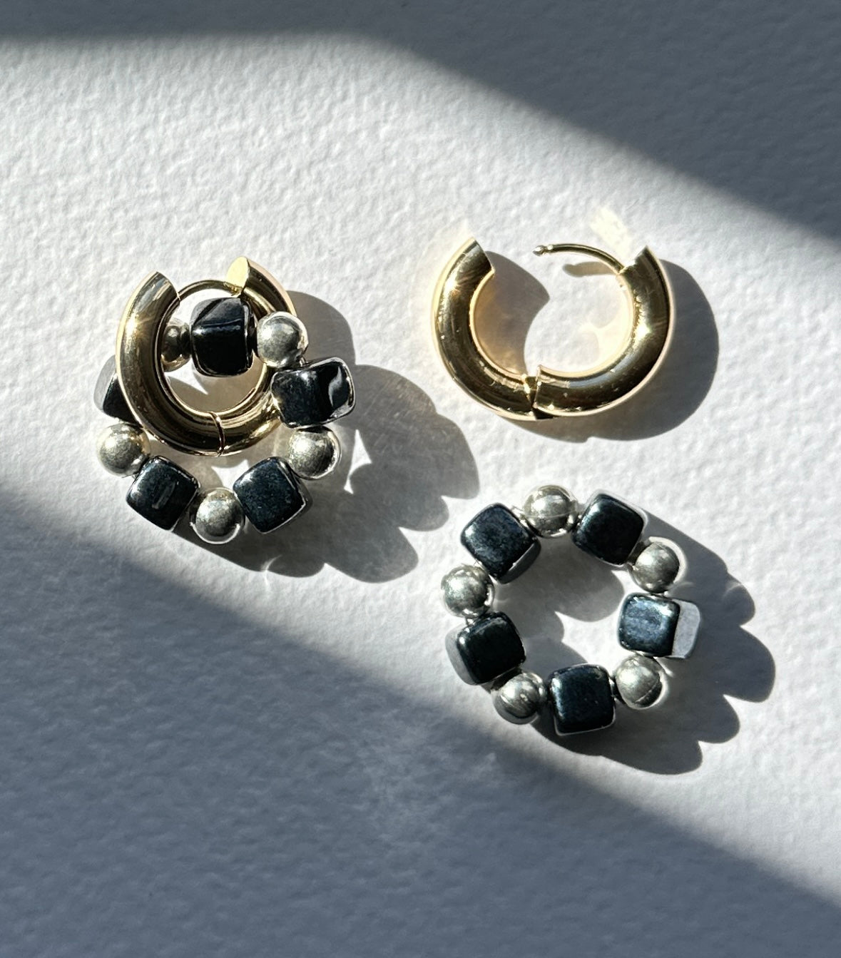 The Playkit Earring in Oyster