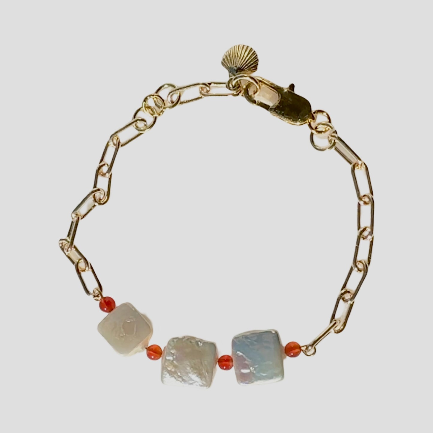 The Marchi Pearl and Carnelian Bracelet